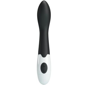 High Tech-Bishop Vibrator G-spot 30 Moduri Negru-Silicon, 12 - imagine 3