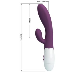 High Tech-Alvis Rabbit Vibrator & Stimulator G-spot Mov-Silicon 16 High Tech-Alvis Rabbit Vibrator & Stimulator G-spot Mov-Silicon - imagine 6