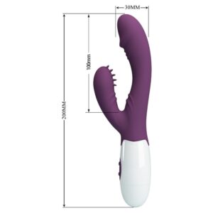 High Tech-Andre Rabbit Vibrator cu Stimulator G-point - imagine 3