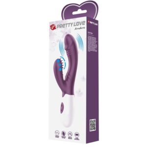 High Tech-Andre Rabbit Vibrator cu Stimulator G-point - imagine 9