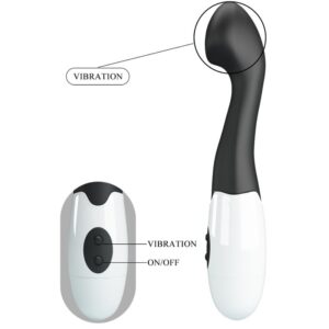 High Tech-Charles G-spot Vibrator 30 Moduri Negru-Silicon, 12 - imagine 4