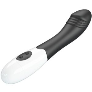High Tech-Elemental G-spot Vibrator 30 Moduri Negru-Silicon, 12 - imagine 8