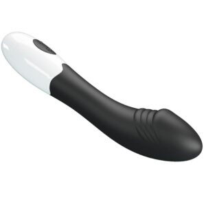High Tech-Elemental G-spot Vibrator 30 Moduri Negru-Silicon, 12 - imagine 7