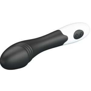 High Tech-Elemental G-spot Vibrator 30 Moduri Negru-Silicon, 12 - imagine 5