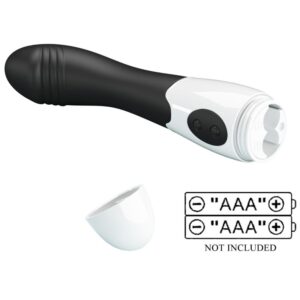 High Tech-Elemental G-spot Vibrator 30 Moduri Negru-Silicon, 12 - imagine 3
