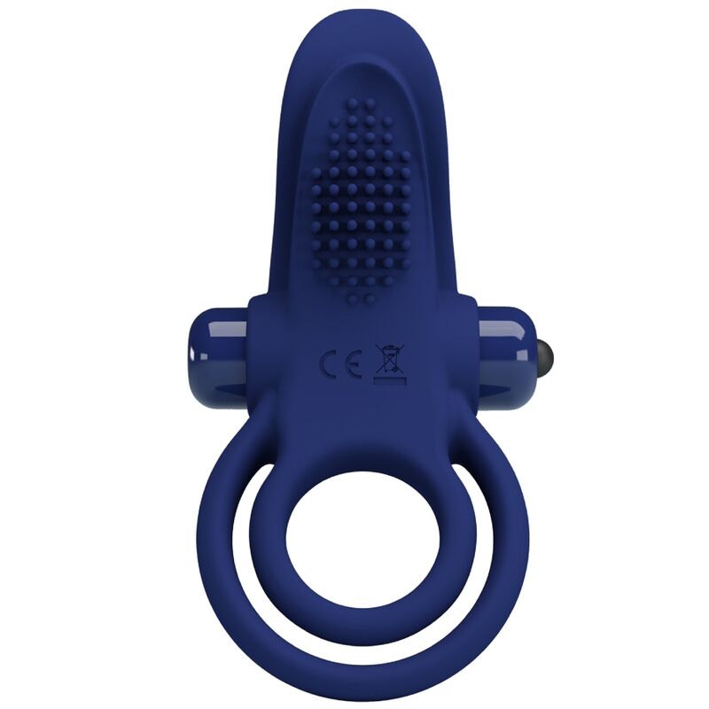 For Him-Bronson Inel Penian Dublu cu Vibrație, Albastru-Silicon 3 img 180234 2e87581914db3d770ee44f5bf68dbac8 1