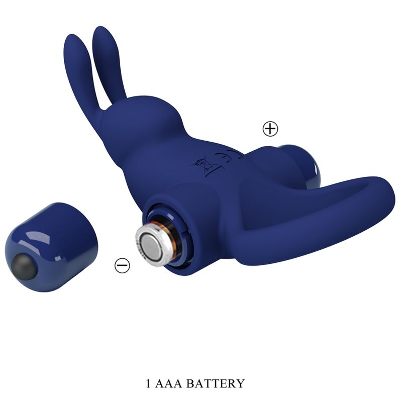 For Him-Inel Rabbit Jiro cu Vibrații, Albastru-Silicon, 10 Trepte 2 img 180264 9c03701fec270fe247ae1bda5bfb749e 1