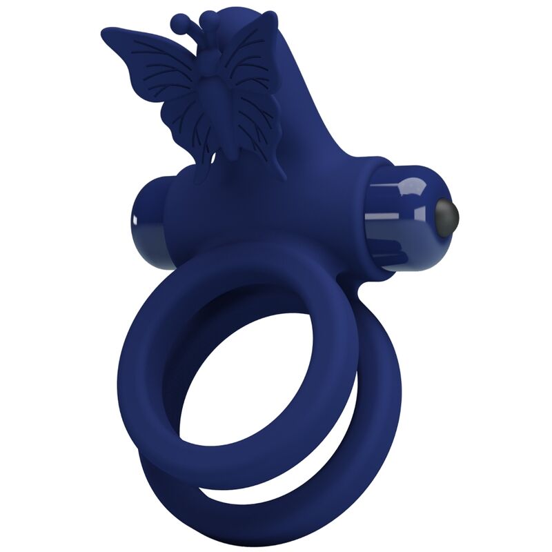 For Him-Jamele Double Ring cu Vibrații și Stimulator Fluture 1 img 180336 b2fd89d52da348fba21c142c8d65d63c 1