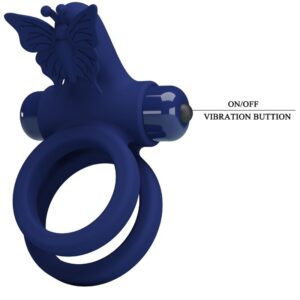For Him-Jamele Double Ring cu Vibrații și Stimulator Fluture 18 For Him-Jamele Double Ring cu Vibrații și Stimulator Fluture - imagine 8