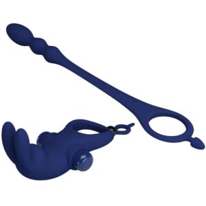For Him-Pretty Love Inel Vibrator Rabbit cu Plug 19 For Him-Pretty Love Inel Vibrator Rabbit cu Plug - imagine 9