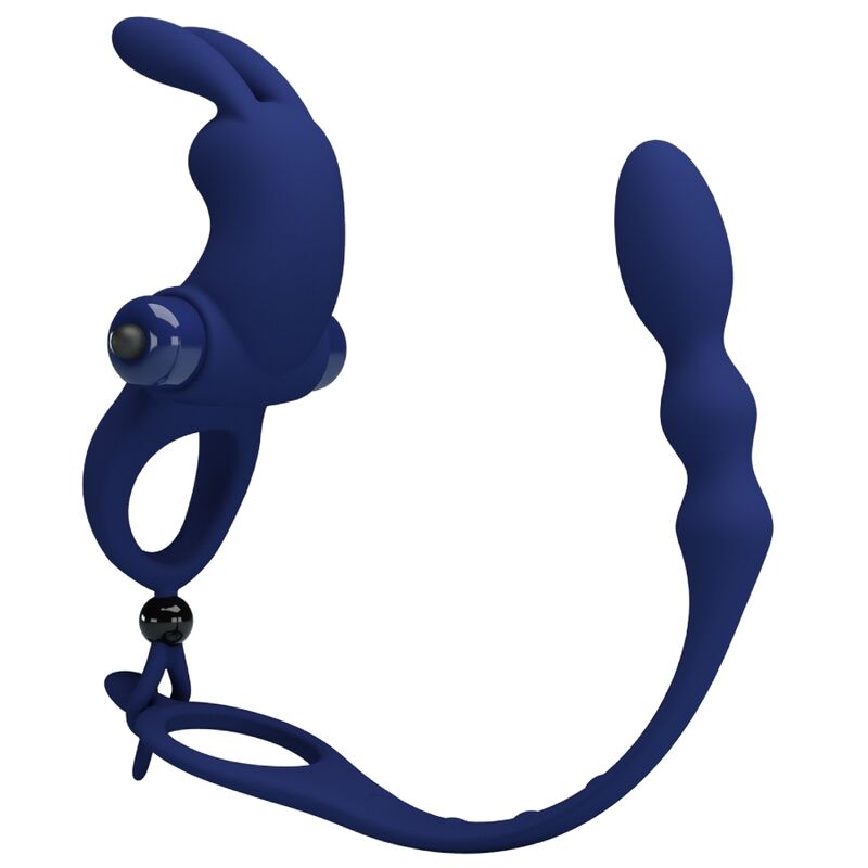For Him-Pretty Love Inel Vibrator Rabbit cu Plug 1 img 180393 b937ff08b8db9c7482eaf4ba6a719a38 1