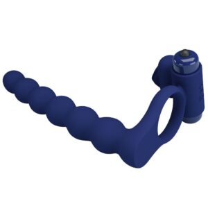 For Him-Ajmal Inel Vibrator cu Dop Albastru-Silicon, 10 Trepte 17 For Him-Ajmal Inel Vibrator cu Dop Albastru-Silicon, 10 Trepte - imagine 7