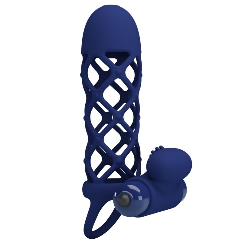 For Him-Giann Inel Vibrator cu Manșon din Silicon, Albastru-10 6 For Him-Giann Inel Vibrator cu Manșon din Silicon, Albastru-10 — PRETTY LOVE · Inele & Mansoane Penis (imaginea 6)