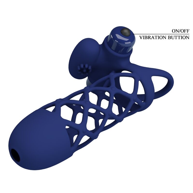 For Him-Giann Inel Vibrator cu Manșon din Silicon, Albastru-10 5 For Him-Giann Inel Vibrator cu Manșon din Silicon, Albastru-10 — PRETTY LOVE · Inele & Mansoane Penis (imaginea 5)