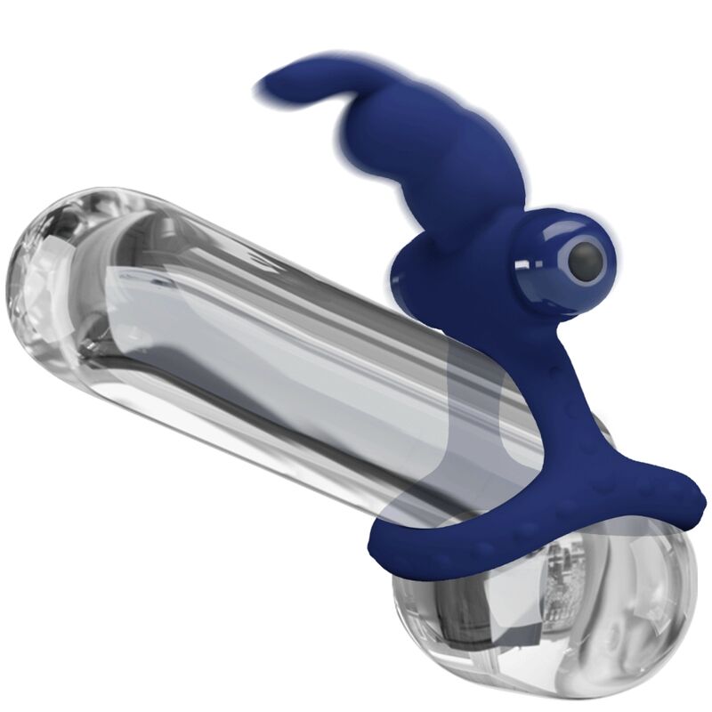 For Him-Luchito Inel Vibrant Dublu Rabbit Albastru-Silicon, 10 3 img 180719 7bae312cebce349488c4f8db140dbc5a 1