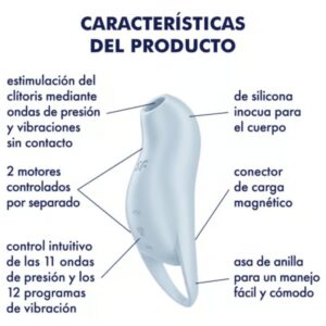 Satisfyer Air Pulse-Pocket Pro 1 Stimulator pentru Clitoris 10 Satisfyer Air Pulse-Pocket Pro 1 Stimulator pentru Clitoris - imagine 5