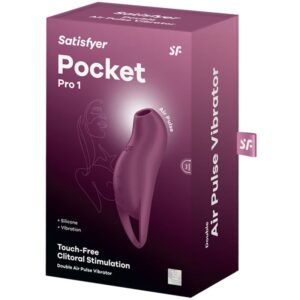 Satisfyer-Pocket Pro 1 Stimulator Clitoridian Garnet-Silicon, 12 8 Satisfyer-Pocket Pro 1 Stimulator Clitoridian Garnet-Silicon, 12 - imagine 3