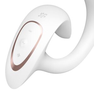 Satisfyer-G for Goddess 1 Rabbit Vibrator Alb-Silicon, 12 Trepte · Vibratoare (imaginea 3)