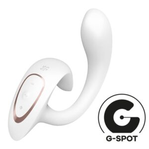 Satisfyer-G for Goddess 1 Rabbit Vibrator Alb-Silicon, 12 Trepte · Vibratoare (imaginea 2)