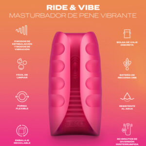 Durex Toys-Ride & Vibe Vibrator Masturbator Usb 6 Durex Toys-Ride & Vibe Vibrator Masturbator Usb - imagine 2