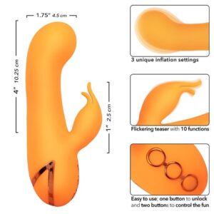 Calexotics-Montecito Muse Vibrator Rabbit Portocaliu California 17 Calexotics-Montecito Muse Vibrator Rabbit Portocaliu California - imagine 7
