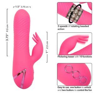 Calexotics-Sacramento Sweetie Vibrator Rabbit Roz de California 17 Calexotics-Sacramento Sweetie Vibrator Rabbit Roz de California - imagine 7