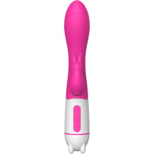 Armony-Happy Vibrator și Stimulator Rabbit Roz-Silicon, 12 Trepte - imagine 3
