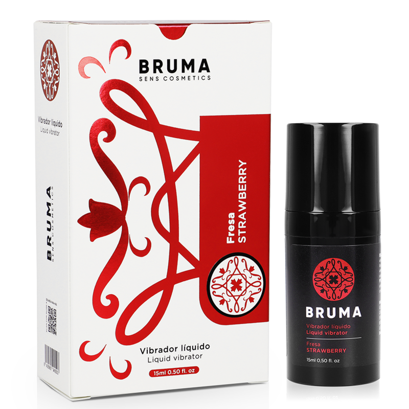Bruma-Vibrator Lichid Ultra Sliding Căpșuni 15 ml