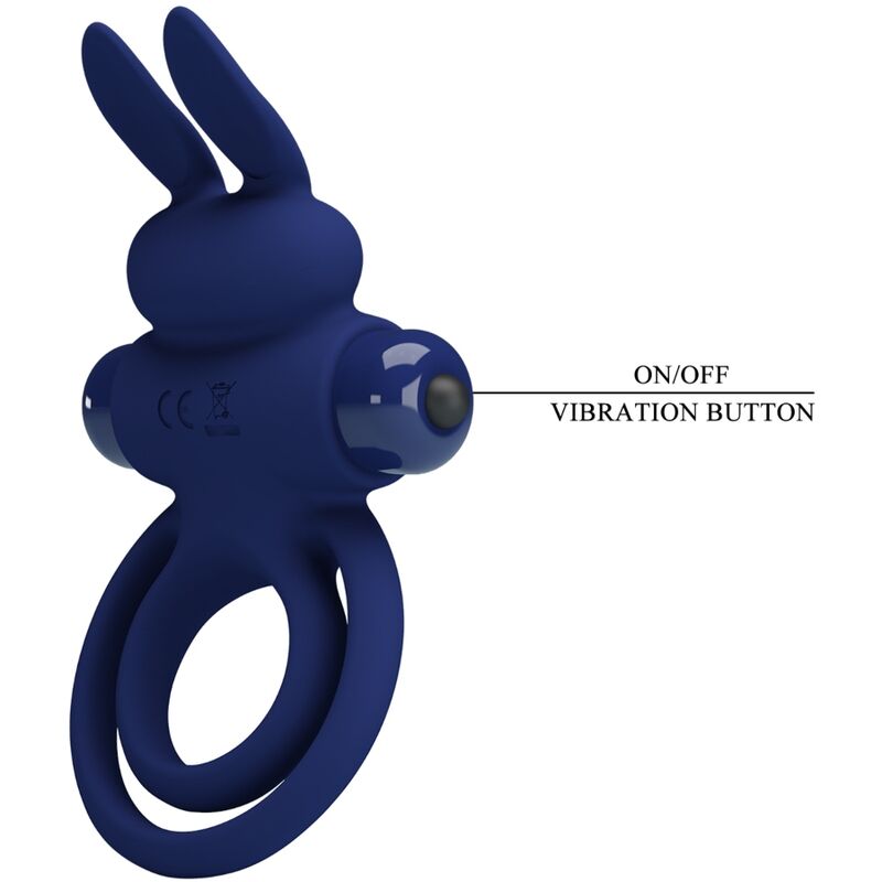 For Him-Darey Inel Vibrant Dublu Iepuraș, Albastru-Silicon, 10 7 img 181362 6ff0aba2da6c2d6f4b29becfbc3d9cb5 1