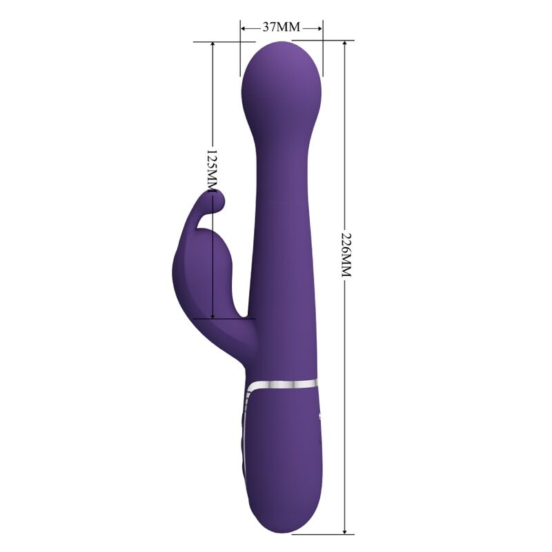 High Tech-Dejon Rabbit Vibrator 3 in 1 Multifuncțional 4 img 181773 2634c887e260cc22b46112e817d74907 1