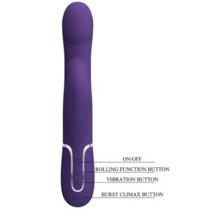 High Tech-Zalin Rabbit Vibrator Pearls 4 în 1 Mov-Silicon, 7 16 High Tech-Zalin Rabbit Vibrator Pearls 4 în 1 Mov-Silicon, 7 - imagine 6