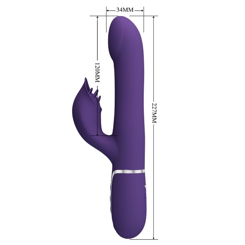 High Tech-Zalin Rabbit Vibrator Pearls 4 în 1 Mov-Silicon, 7 5 img 181809 079736f7eca67d8380711f62aae5ba2b 1