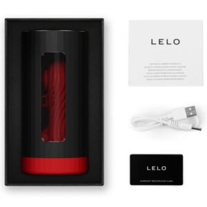 Lelo-F1S V3 Masturbator Masculin Roșu Xl-Silicon, 7 Trepte, App 7 Lelo-F1S V3 Masturbator Masculin Roșu Xl-Silicon, 7 Trepte, App - imagine 3