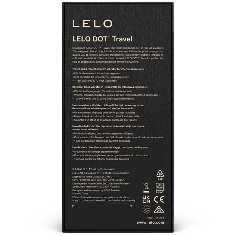 Lelo-Dot Travel Stimulator Clitoridian Roz-Silicon, 7 Trepte 3 img 181926 82b6fc8d640a7b001c1b0f90ee7dc1a2 1