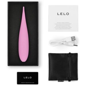 Lelo-Dot Travel Stimulator Clitoridian Roz-Silicon, 7 Trepte 11 Lelo-Dot Travel Stimulator Clitoridian Roz-Silicon, 7 Trepte - imagine 4