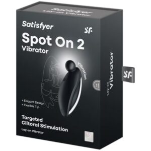 Satisfyer Vibrator-Spot on 2 Vibrator Lay-on Negru-Silicon, 12 10 Satisfyer Vibrator-Spot on 2 Vibrator Lay-on Negru-Silicon, 12 - imagine 5