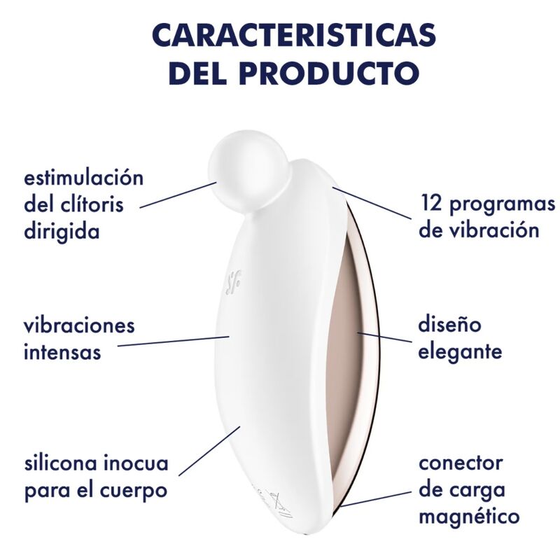 Satisfyer Vibrator-Spot on 2 Lay-on Vibrator White-Silicon, 12 4 img 181959 298b4ab61beafb1a47f9d700f707b861 1