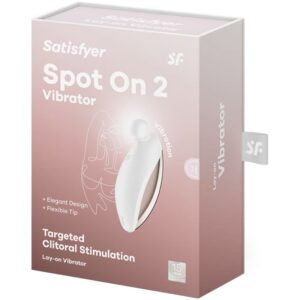 Satisfyer Vibrator-Spot on 2 Lay-on Vibrator White-Silicon, 12 10 Satisfyer Vibrator-Spot on 2 Lay-on Vibrator White-Silicon, 12 - imagine 5
