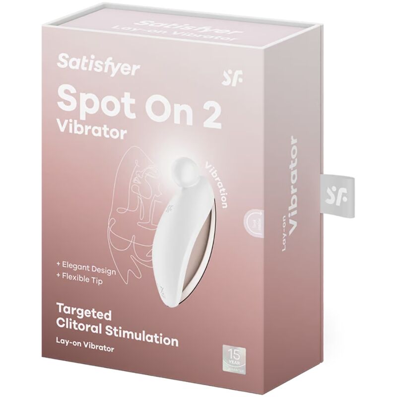 Satisfyer Vibrator-Spot on 2 Lay-on Vibrator White-Silicon, 12 5 img 181961 1ee0a728a42bd8222fac52acb46b5e79 1