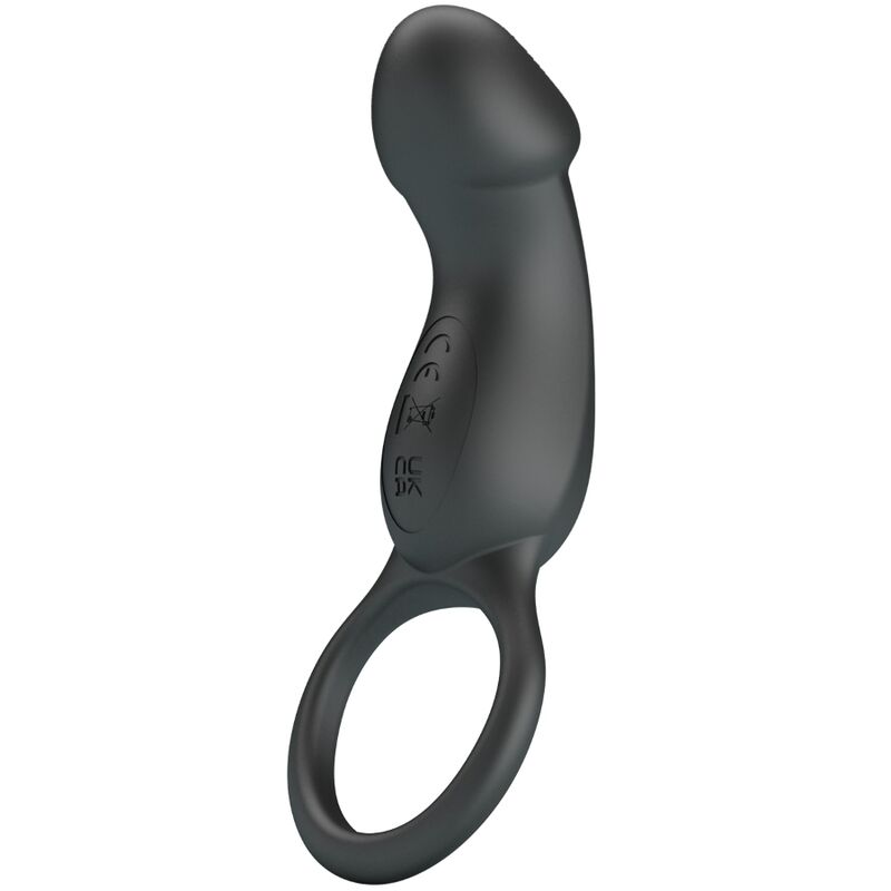 For Him-Trae Inel Vibrator Negru cu Stimulator-Silicon, 7 Trepte 1 img 182347 1bb44066b4a30f52b53a8eda494a5d4f 1