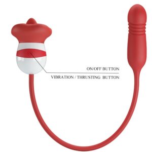 Fun Toys-Ashlynn Masturbator Oral Roșu-Silicon, 5 Trepte 10 Fun Toys-Ashlynn Masturbator Oral Roșu-Silicon, 5 Trepte - imagine 4