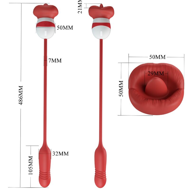 Fun Toys-Ashlynn Masturbator Oral Roșu-Silicon, 5 Trepte 5 img 182362 184c37fbeb1468a8e57e211c974c9d44 1