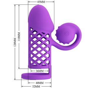 Romance-Harden Purple Manșon Extins cu 10 Funcții 15 Romance-Harden Purple Manșon Extins cu 10 Funcții - imagine 6