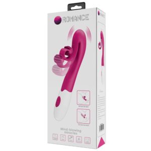 Romance-Roz Vibrator și Stimulator 30 Viteze-Silicon, 12 Trepte 13 Romance-Roz Vibrator și Stimulator 30 Viteze-Silicon, 12 Trepte - imagine 4