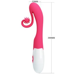 Romance-Roz Vibrator și Stimulator 30 Viteze-Silicon, 12 Trepte 12 Romance-Roz Vibrator și Stimulator 30 Viteze-Silicon, 12 Trepte - imagine 3