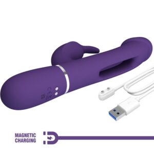 High Tech-Kampas Rabbit 3 în 1 Vibrator Multifuncțional 17 High Tech-Kampas Rabbit 3 în 1 Vibrator Multifuncțional - imagine 8