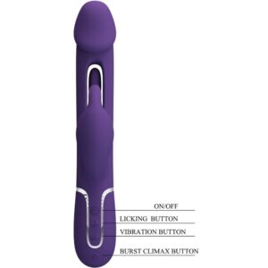 High Tech-Kampas Rabbit 3 în 1 Vibrator Multifuncțional 16 High Tech-Kampas Rabbit 3 în 1 Vibrator Multifuncțional - imagine 7