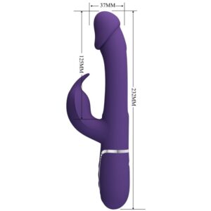 High Tech-Kampas Rabbit 3 în 1 Vibrator Multifuncțional 15 High Tech-Kampas Rabbit 3 în 1 Vibrator Multifuncțional - imagine 6