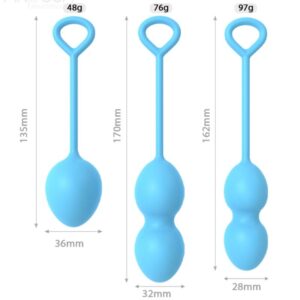 Armony-Anabiosis Vaginal Dumbbell 3 Niveluri Albastru-Silicon 12 Armony-Anabiosis Vaginal Dumbbell 3 Niveluri Albastru-Silicon - imagine 4