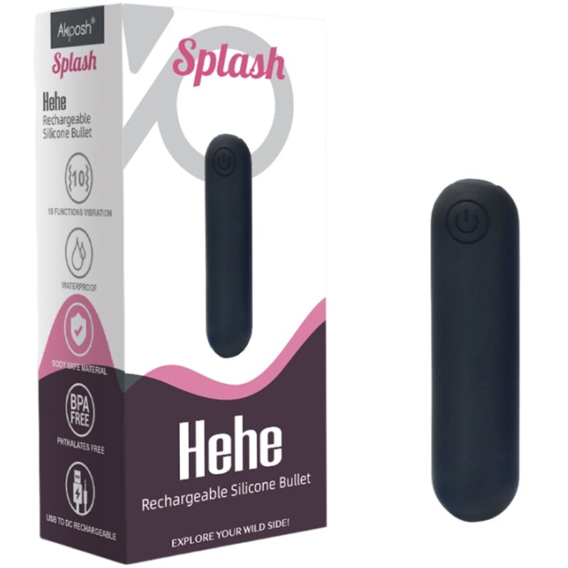 Armony-Splash Hehe Vibrator Bullet din Silicon 10 Vibrații 65 X 2 img 183070 86b61884d8202127d2be43fcba2c4a15 1